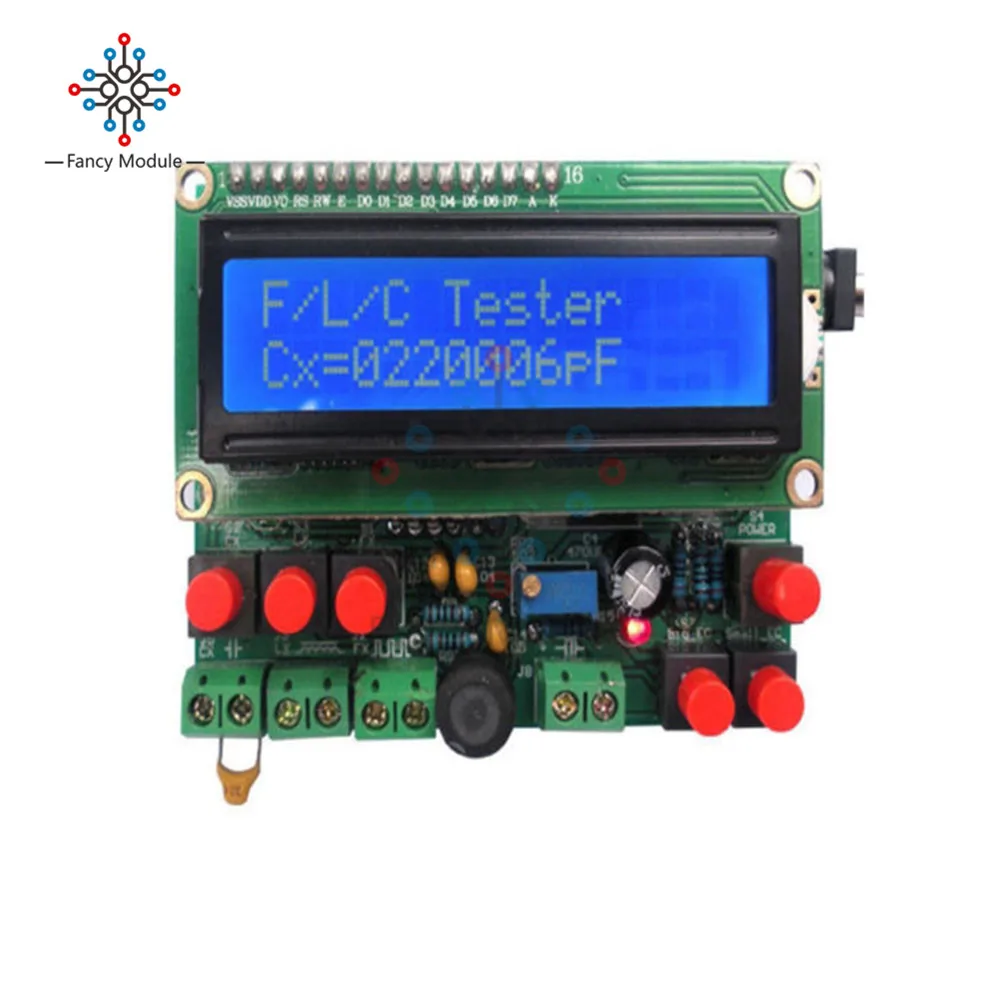 Cf Inductor Capacitor Tester Lcd Digital Secohmmeter Frequency