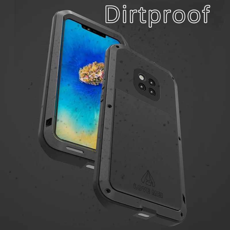 Алюминиевый металлический чехол LOVE MEI для mate 20 pro/mate 20, защитный противоударный водонепроницаемый чехол mate 20 Capa Fundas