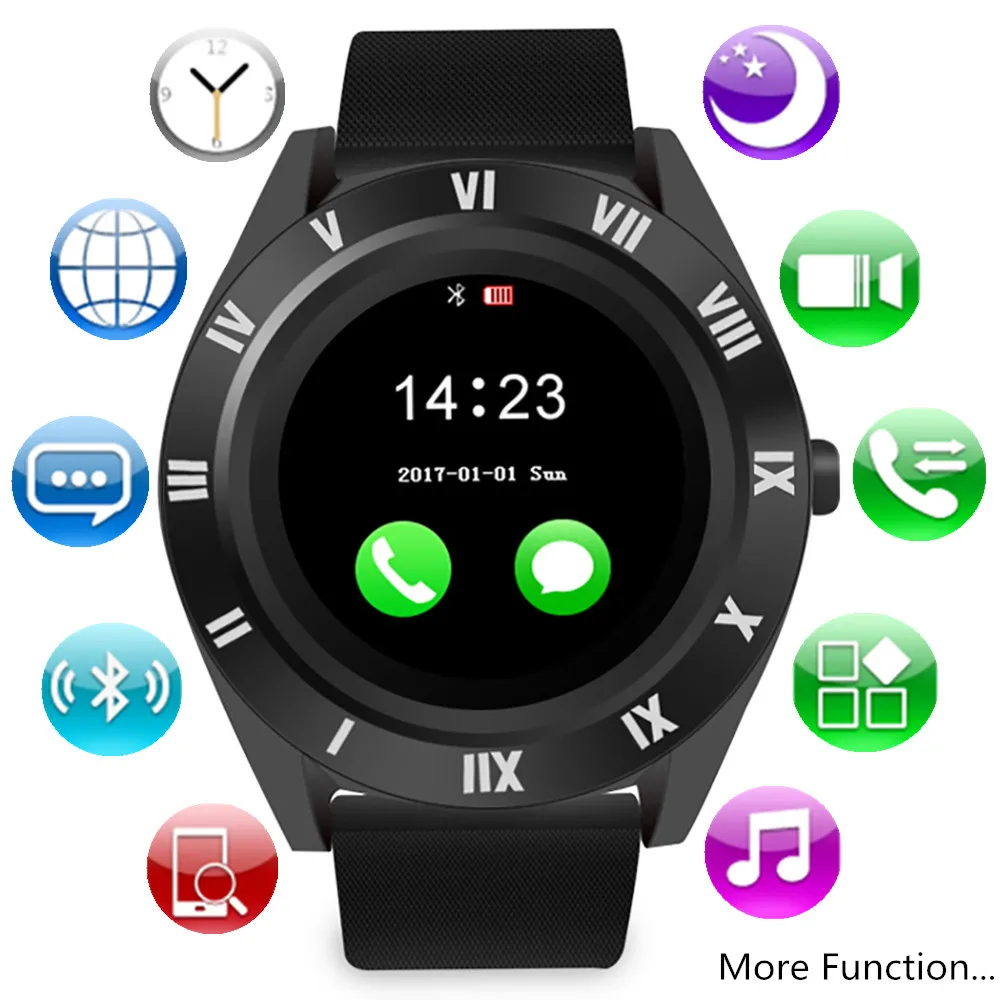 

Bluetooth smart watches with Camera Touch Screen Wristwatch Luxury Watch Men Women Business Watches Reloj Mujer Erkek Kol Saati