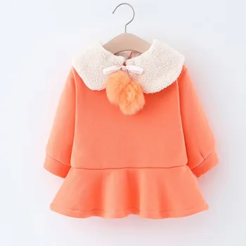 

Toddler Girl Dress New Autumn Winter Long Sleeve Party Dress Girl Kids Princess Dress Suit for 3M-24M Baby Girls