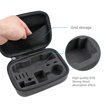 Storage bag osmo pocket portable case pu waterproof  shock absorber bag filter spare parts box for dji osmo pocket camera