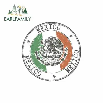 

EARLFAMILY 13cm x 13cm for Mexico Car Sticker JDM Vinyl Air Conditioner RV VAN Decal Car Accessories Graphics Cartoon Anime Sign