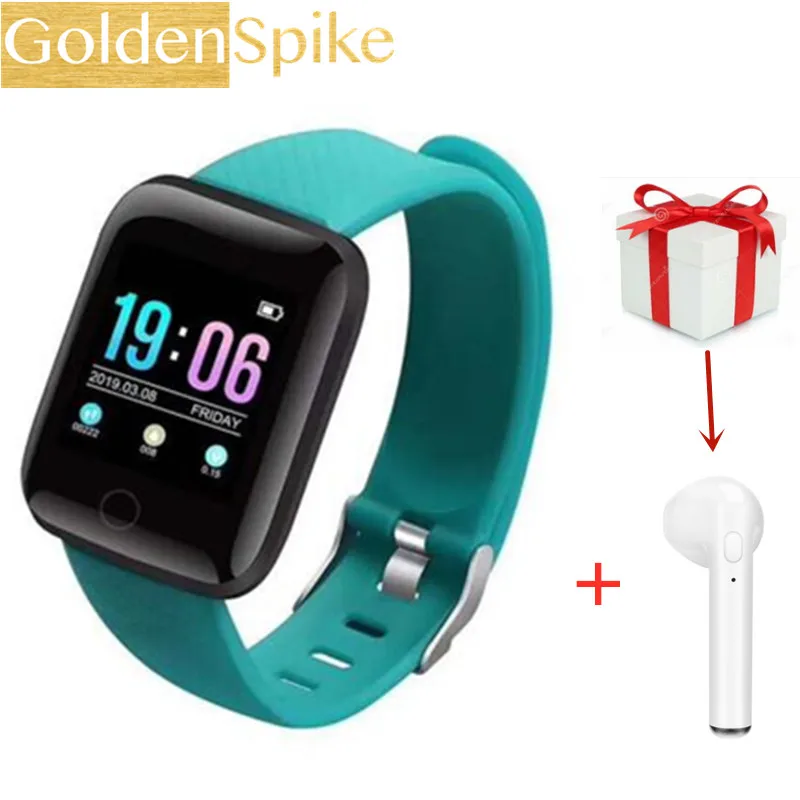 

116 Plus Smart Watch Blood Pressure Heart Rate Monitor IP67 Waterproof Sport Fitness Trakcer Watch Men Women Smartwatch PK Q9 A1