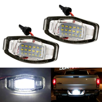 

2pcs Car License Plate light 12V LED Number Plate Lamp For Honda Accord Odyssey Civic 7 8 9 City Pliot MRV Auto Signal Light