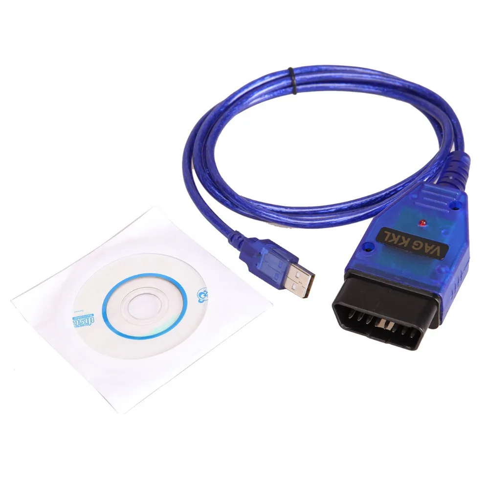 USB Cable KKL VAG-COM 409.1 OBD2 II OBD Diagnostic Scanner for VW Audi Seat VCDS 