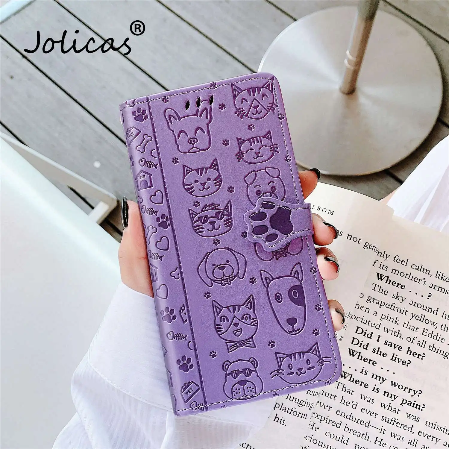 Cane Dell'Unità Di Elaborazione Di Custodia In Pelle Libro Per Samsung A50 Cover Posteriore Trasparente Casi Di Carcasa Samsung Galaxy Accessori A50S 