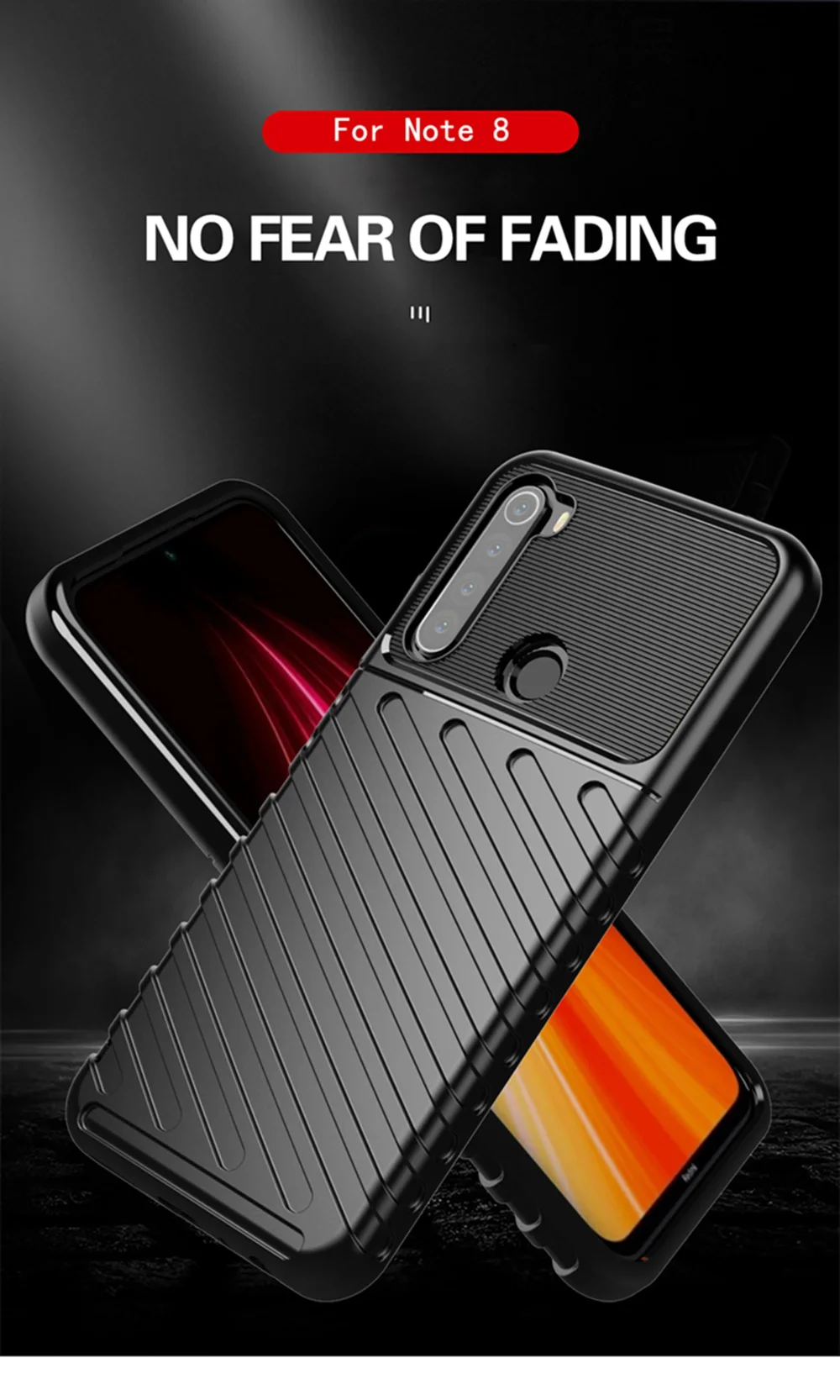 OTAO противоударный защитный чехол для Xiaomi Redmi Note 8 Pro K20 8A 3D Полосатый Мягкий силиконовый чехол для Xiaomi 9 Lite CC9E A3 чехол Coque