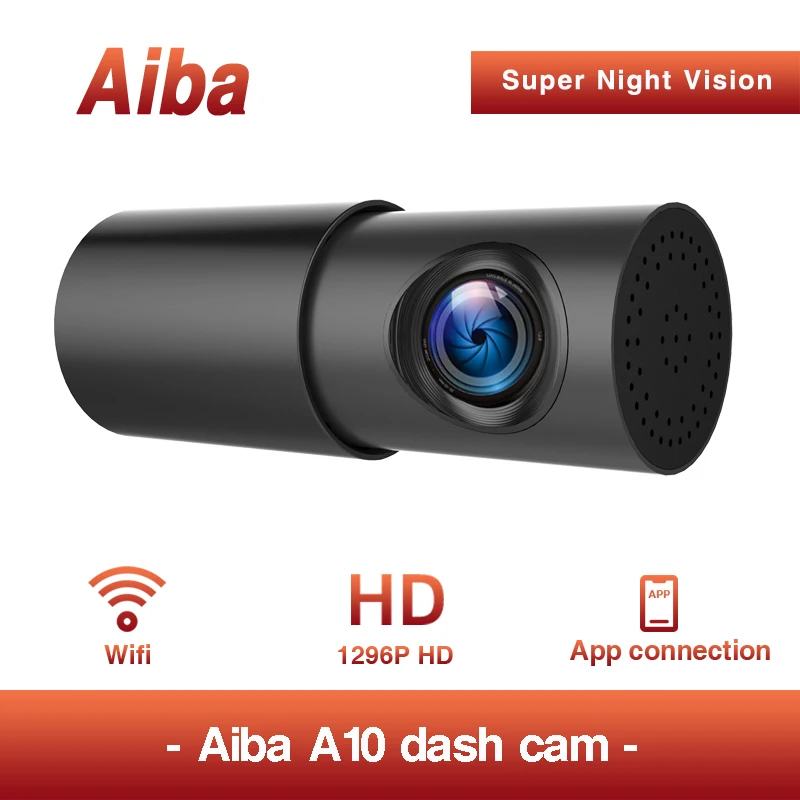 

Aiba A10 Dash Cam Wifi 1080P HD Night Vision G-sensor Dashcam mini hidden car camera Recorder 24H Parking Monitor Car DVR Camera