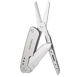 Roxon Folding Pocket Knife and Scissors 2 in 1 EDC Multi tool with Belt Clip, Housework, Survival,Outdoor, Camping, multitool