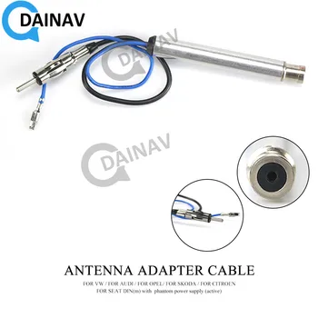 

13-012 ANTENNA ADAPTER CABLE FOR VW/AUDI/OPEL/SKODA/CITROEN/SEAT DIN(m) with phantom power supply (active)