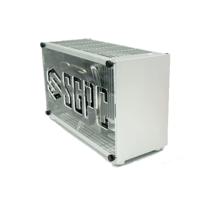 Aluminium Legierung A4 ITX Spiel Gaming Computer Host Chassis htpc itx fall nas server bergbau rig P55 K55/i5 i7/ 2060 2080Ti Aluminium Legierung A4 ITX Spiel Gaming Computer Host Chassis htpc itx fall nas server bergbau rig P55 K55/i5 i7/ 2060 2080Ti