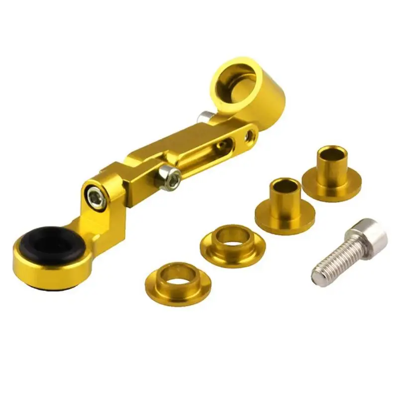 Bracket-Gold CNC мотоцикл тормозной клатч Главный цилиндр жидкость емкость для масла из бака применимый к Yamaha XJR1200 XJR1300 Kawasaki ZX6RR Z1000 - Цвет: Bracket-Gold