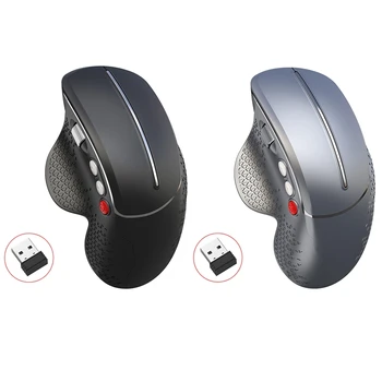 

HXSJ T32 Wireless Mouse 2.4Ghz Vertical Mouse Ergonomic Optical 800 1600 2400 3600 DPI 6 Buttons Mouse