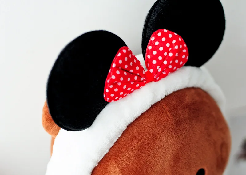 Cute dimicie mickey minnie bow ear wash face hair band mouse cartoon headdress hair Accessories hair band