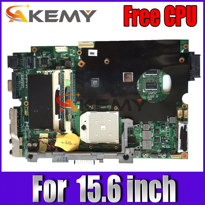 Free CPU!!! laptop motherboard REV 1.3 / 2.1 For Asus K50AB K50AF K50AD X5DAf X5DAD 15.6 inch &quot mainboard | Компьютеры и офис