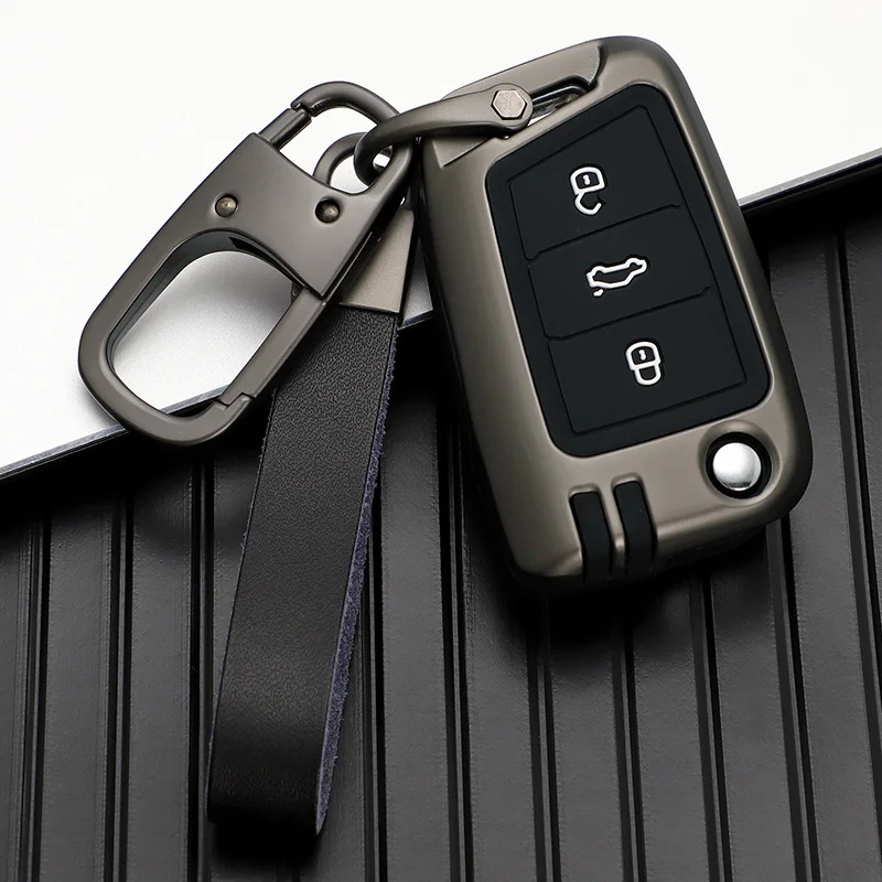 

New Car Key Cover Case For Volkswagen VW Golf7 mk7 Seat Ibiza Leon FR 2 Altea Aztec For Skoda Octavia car accessories for girls