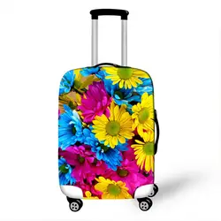 Цветок утолщаются багажный чехол Аксессуары для путешествий 18-32 дюймов чемодан, тележка эластичные защитные чехлы пылезащитный чехол LGX104