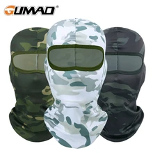 Тактическая армейская камуфляжная Балаклава для рыбалки, бега, маска для всего лица, для спорта, велоспорта, байкера, шлема, лайнера для пеших прогулок, пейнтбола, защитная шапка для мужчин
