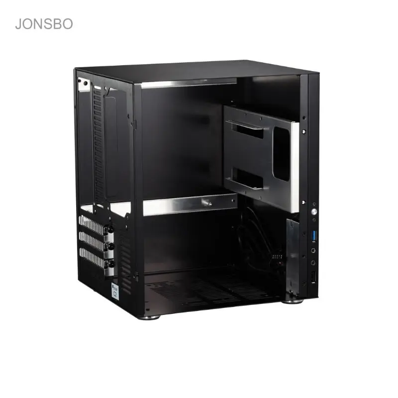 Jonsbo C2 розовый алюминиевый мини ITX MATX чехол для компьютера USB3.0 игровой маленький