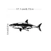 17.1*6.4CM Great White Shark Vinyl Decal Animal Car Stickers Decoration Support Custom Car-styling Moto Decal Series ► Photo 2/6