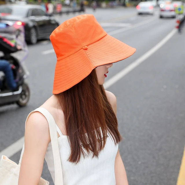 Sun Hat Summer Foldable Bucket Hat for women Outdoor Sunscreen