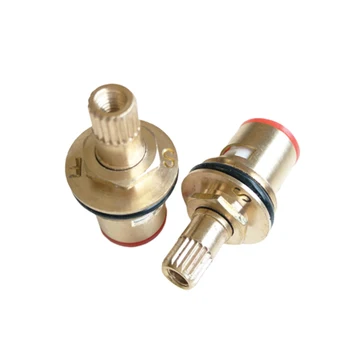 

2pcs 20mm Copper Faucet Ceramic Disc Cartridge Valve Core Hot Cold Water Replacement Tap Bathroom Accessories Household