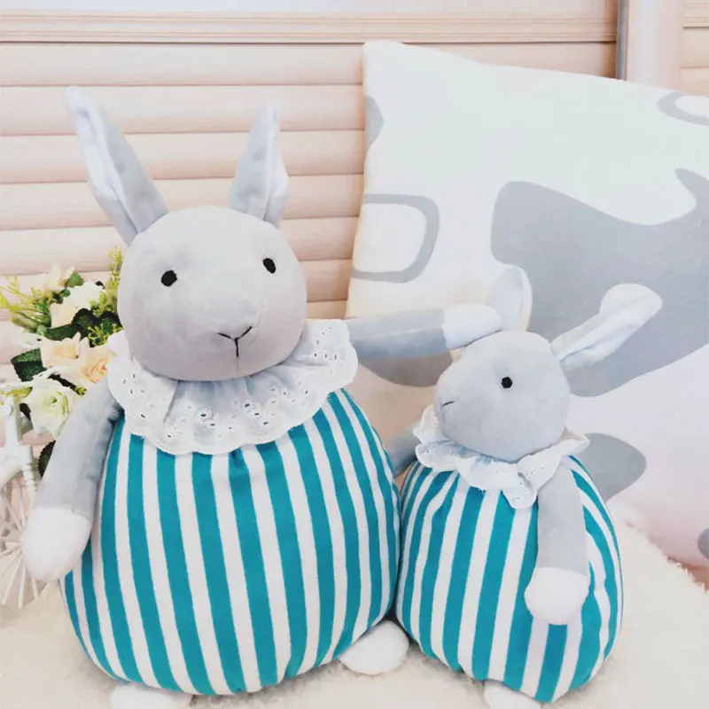 Cute Plush Bunny Doll Dolls Toy Children's Favorite Sleeping Pillow Plush Bunny Baby Doll Accompanied By Christmas Gifts