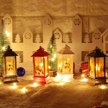 3 шт. рождественские украшения светильник дерево подвесной светодиодный фонари-украшения вечерние садовые украшения D90924