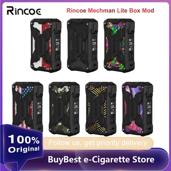 

New Original Rincoe Mechman Lite TC Box Mod W/ 228W Max Output Power by Two External 18650 Batteries W/ Display Screen E-cig Mod