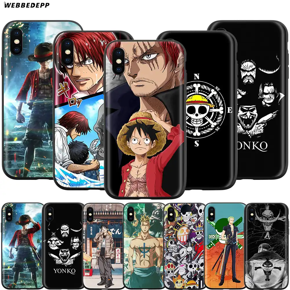 Webbedepp アニメワンピースルフィ Apple の Iphone 5 11 プロ Xs 最大 Xr 8 7 6 6s プラス 5 5s Se Aliexpress