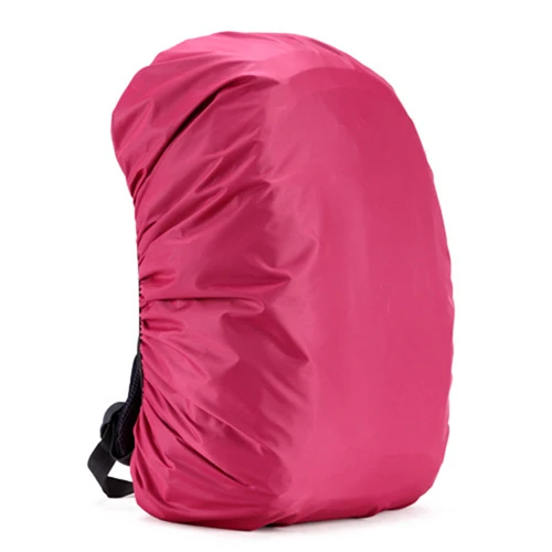 IKSNAIL Mounchain 35/45L Регулируемый Водонепроницаемый рюкзак с защитой от пыли дождевик Портативный Сверхлегкий сумка Защита для отдыха на природе для Пеший Туризм - Цвет: Rose