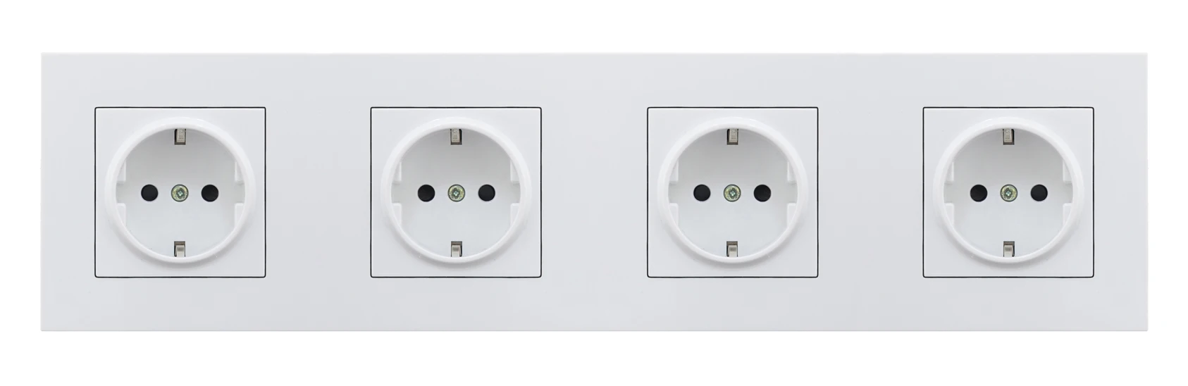 Atlectric 16A 110-250V EU/DE/RU стандартная вилка питания разъем заземления кристалл пластиковая панель электрическая розетка в стену розетки,socket