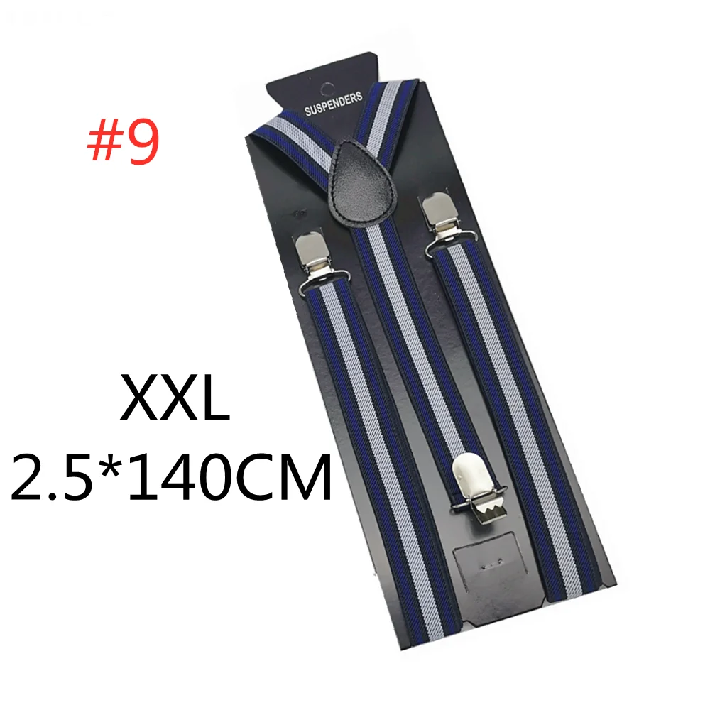 Color 9-140cm Новинка; подтяжки для мужчин, женщин, мальчиков и девочек; цвет красный, белый, Радужный; разноцветные подтяжки в полоску; подтяжки для взрослых и детей; Y-back; подтяжки - Цвет: Color 9-140cm