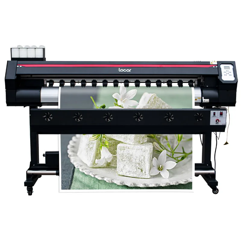 

High Resolution Dx7 Eco Solvent Printer 1600Mm With Rip Roll To Roll Inket Printing Machine Canvas Sticker Best Vinyl Printer