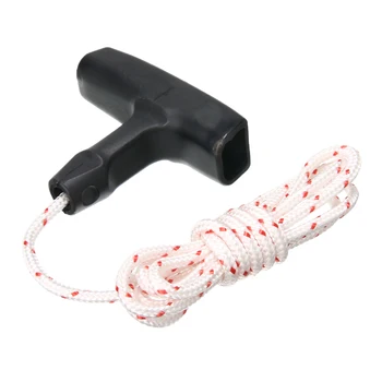 

1PC Universal Starter Start Cord Line Rope with Pull Handle for TS350 TS360 TS400 Mower Lawnmower Starter