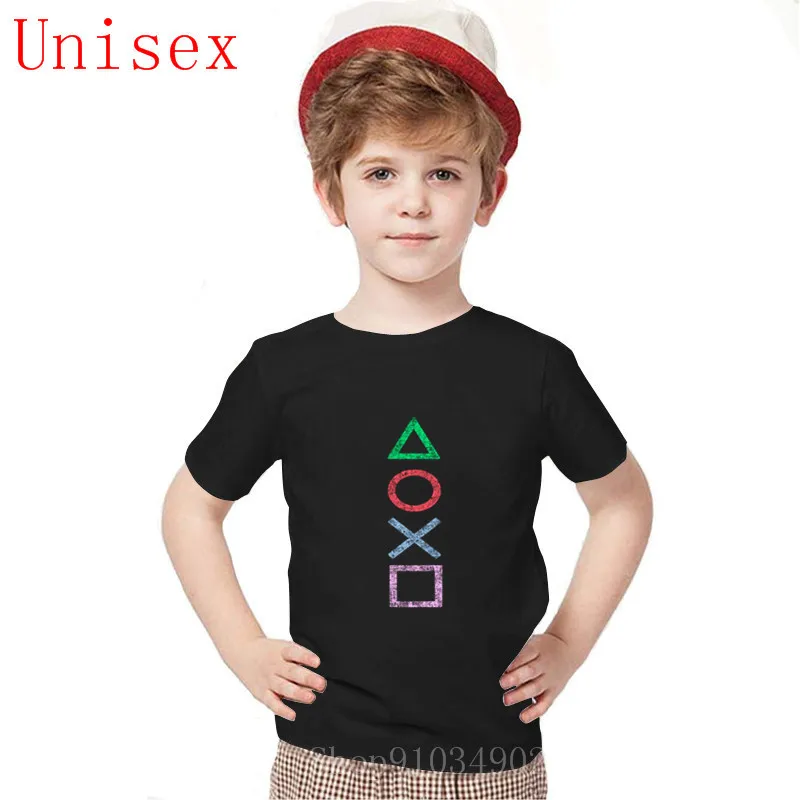 Retro Splash design PS gaming Vintage PS5 PS2 PS3 PS4 Game play station childrens clothes g kids boys baby girl | Детская одежда и