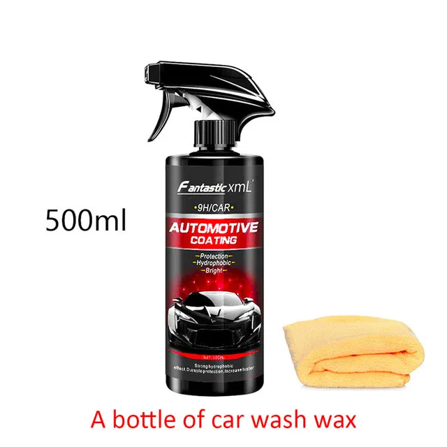 Spray Coating Agent For Cars 500ml Quick Acting Coating Agent Paint Sealant  Protection Nano Spray Wax Hydrophobic Top Coat