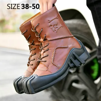 

Desert Hiking Boots, First Layer of Leather Men's Shoes, Rough and Thick, Hand-made Hoe, Martin Boots