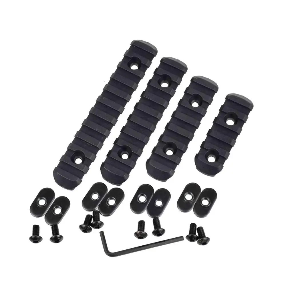 Набор из 4 шт. Тактический AR 15 винтовка страйкбола полимер Пикатинни для MOE Handguard