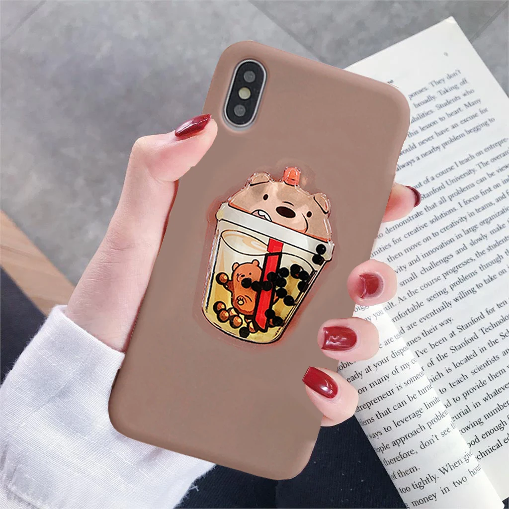3D чехол для телефона с милой чашкой напитков SAMSUNG S10 Plus Note 10 S10e 5G S9 + S8 S7 S6 Edge 9 8 милый
