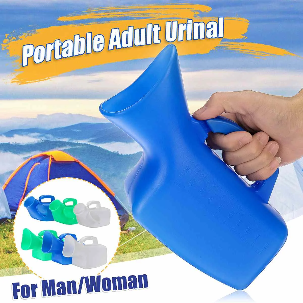 1200ml Unisex Portable Urine Urinal Toilet Aid Bottle For Traveling