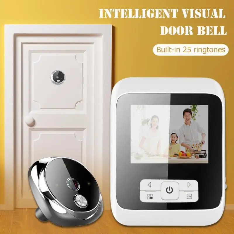 

SF530 PIR Night Digital Doorbell Vision 3.0 inch TFT LCD Photographic Function 170 Degrees Wide Angle Smart Camera Door Eye Kit