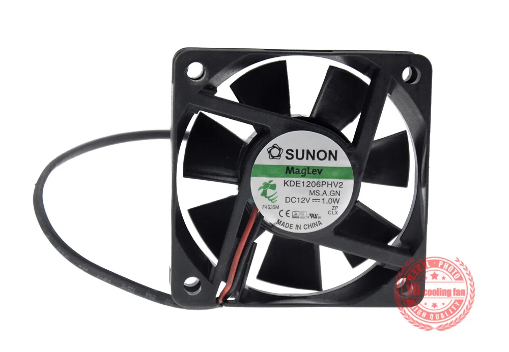 REFIT Builds KDE1206PHV2 12V 6015 6cm Silent maglev Projection Monitoring Cooling Fan REFIT Builds KDE1206PHV2 12V 6015 6cm Silent maglev Projection Monitoring Cooling Fan