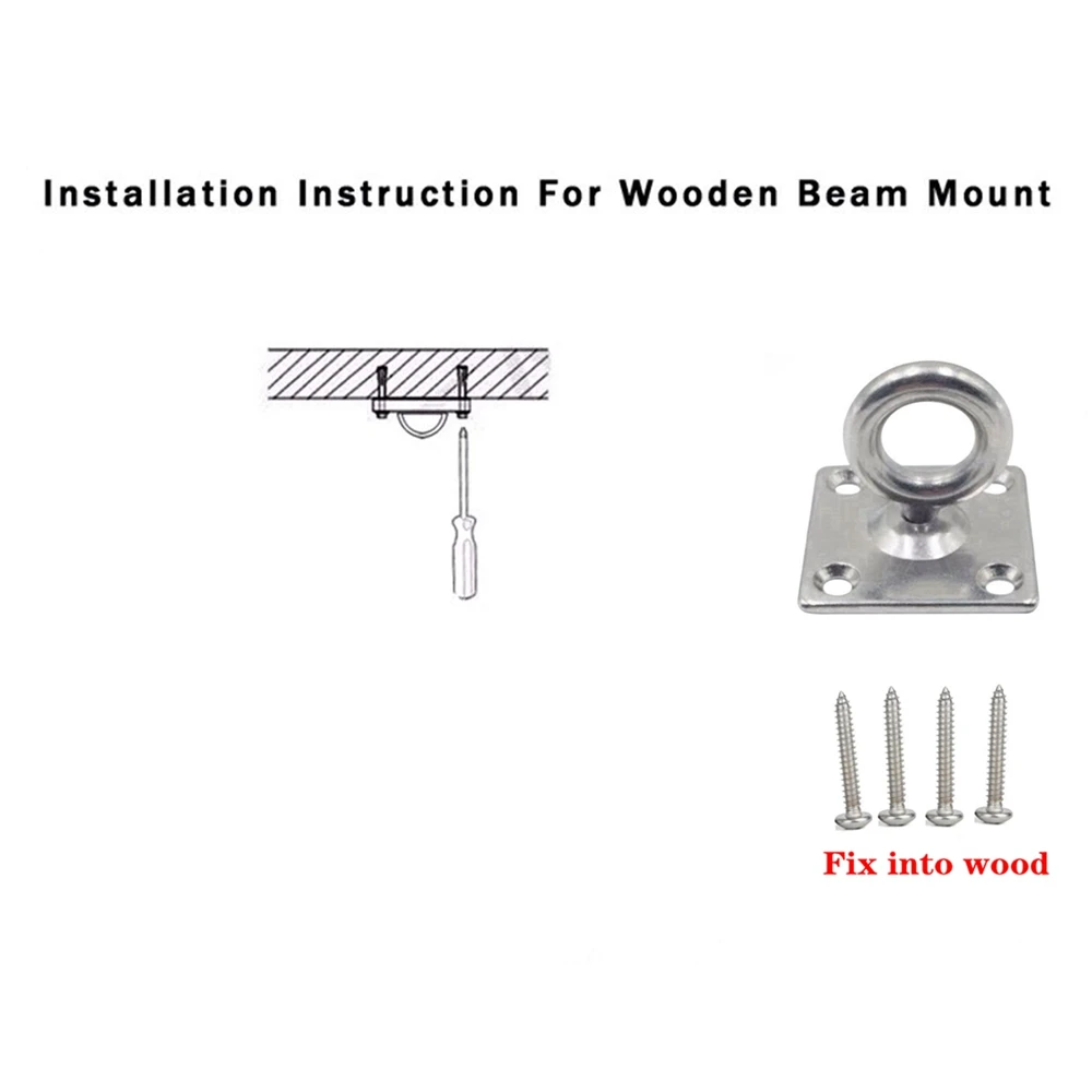 Hammock Bracket Suspension Hook Sex Swing Hanger Buckle Ceiling Mount Kit Accessories For Hanging Chair Gym Fitness Aerial Yoga