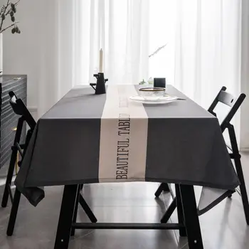 

Tablecloth kitchen table Multi Color Decorative Waterproof Oilproof Thick Rectangular Table Cover Tea Table Cloth mantel mesa