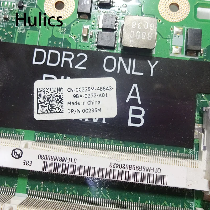 Hulics для Dell Studio 1555 материнской платы ноутбука CN-0C235M 0C235M C235M DA0FM8MB8E0 PM45 HD4500 DDR2