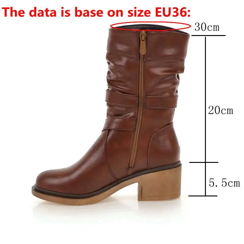 Коричневые ботильоны ASILETO для женщин на осень молнии квадратный каблук с пряжкой