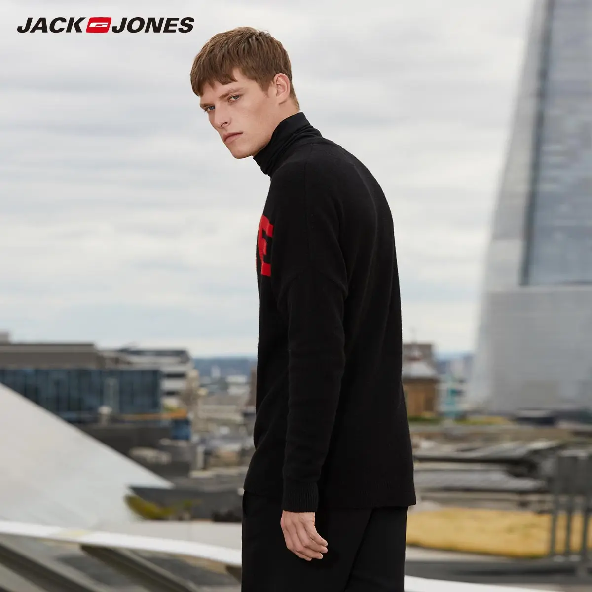Jack Jones шерстяной мужской вязаный свитер | 218325509