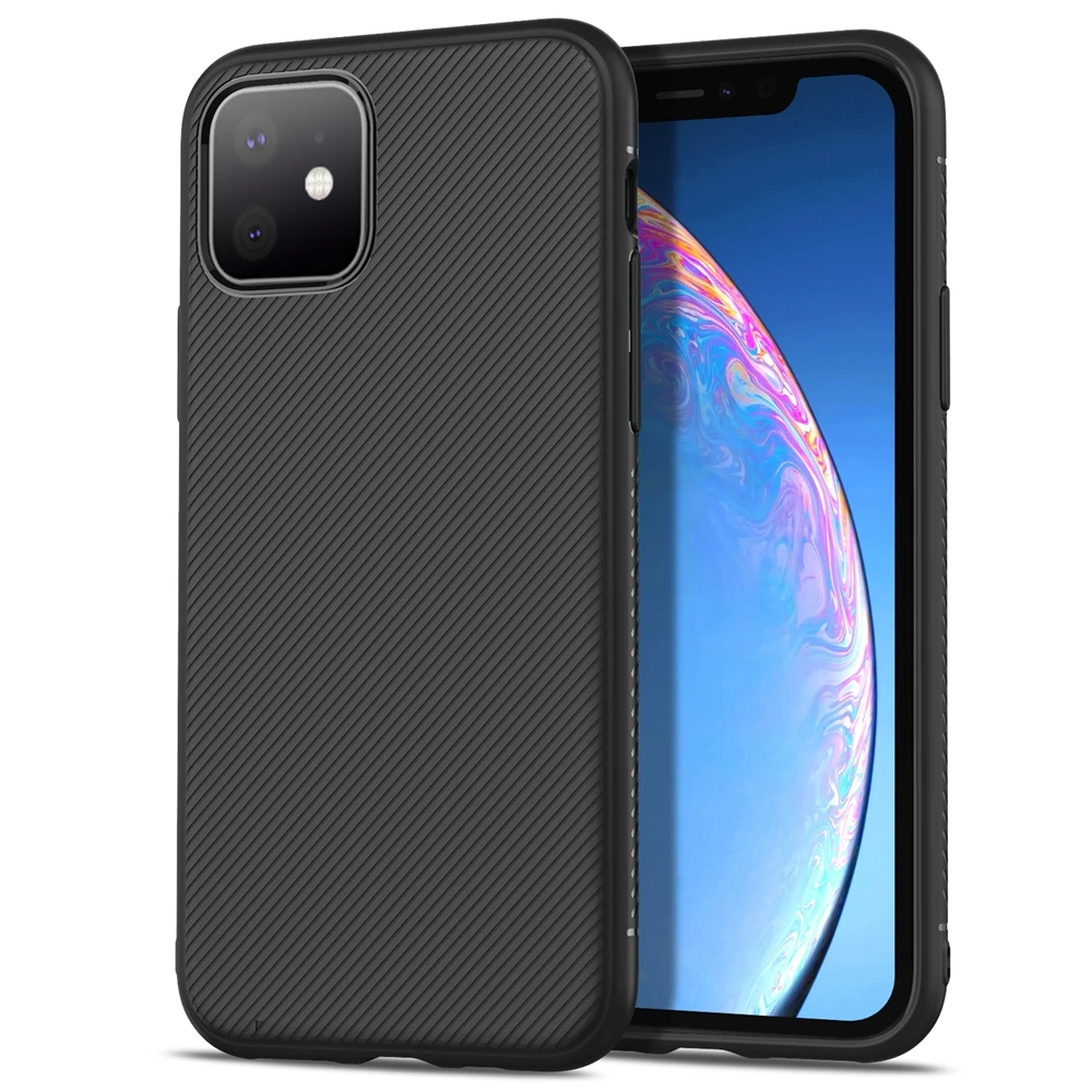 Для iPhone 11 iPhone 11 Pro Max Чехол легкий тонкий Environ силиконовый мягкий чехол для iPhone 11 задняя крышка-чехол для телефона Funda