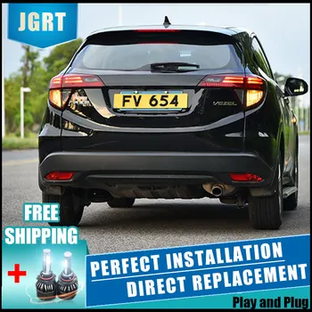 

Car Styling LED Tail Lamp for Honda HRV VEZEL Taillight assembly 2015-2016 for HRV Rear Light DRL Signal h7 with hid kit 2pcs.